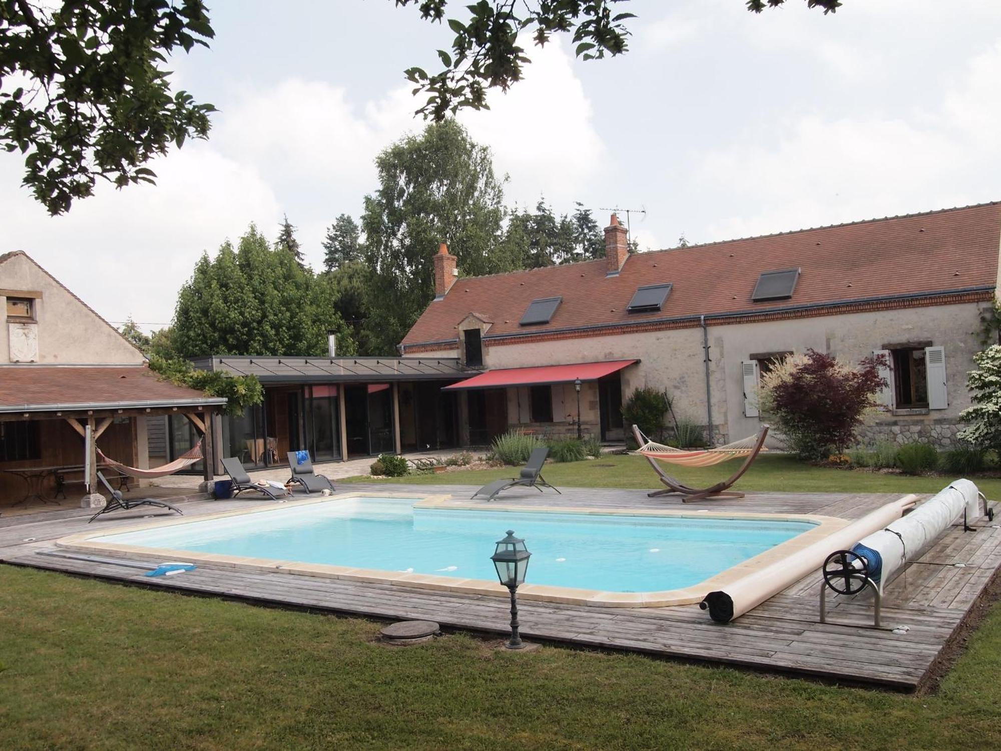 Chambre Familiale Au Coeur De La Nature Avec Jardin Et Piscine Privee, Ideale Pour Explorer Le Loiret - Fr-1-590-265 Bed and Breakfast Vitry-aux-Loges Eksteriør billede